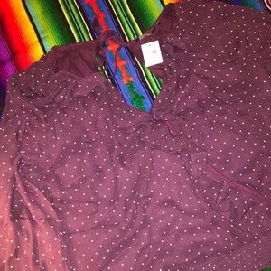 A&F Ruffle Top ✨💜